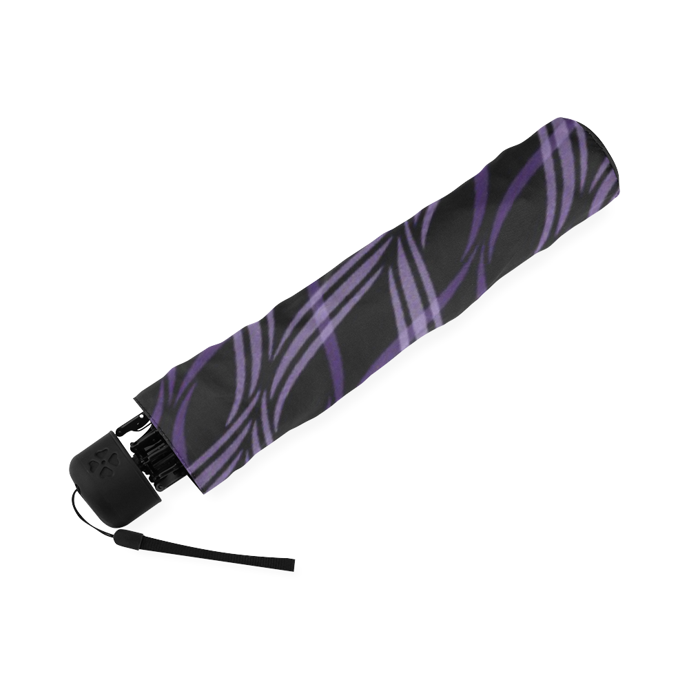 Lavender Ribbons Foldable Umbrella (Model U01)