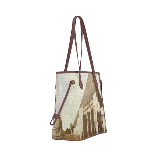 0a19 Clover Canvas Tote Bag (Model 1661)