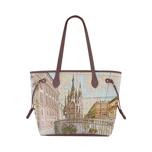 0a13 Clover Canvas Tote Bag (Model 1661)