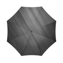 Black Dark Gray Diagonal Stripes Foldable Umbrella (Model U01)