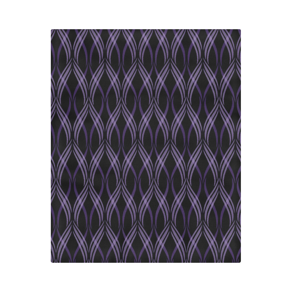 Lavender Ribbons Duvet Cover 86"x70" ( All-over-print)