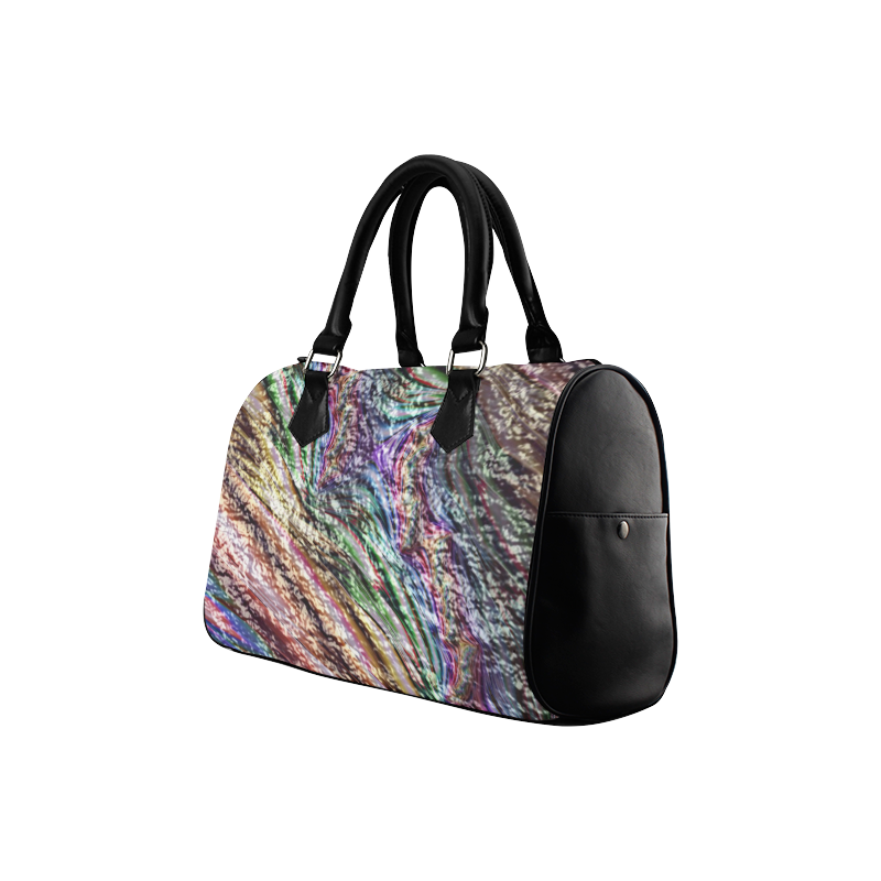 crumpled foil 17 Abstract by JamColors Boston Handbag (Model 1621)