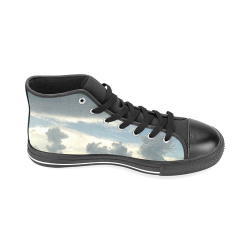 Storm Coming Men’s Classic High Top Canvas Shoes /Large Size (Model 017)