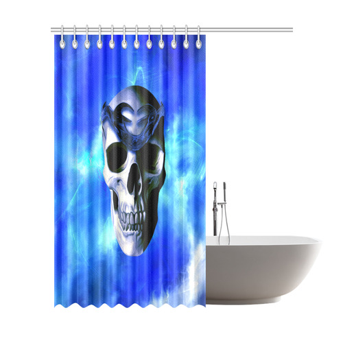 Ice King skull Shower Curtain 72"x84"