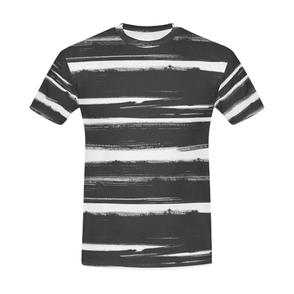 Painted All Over Print T-Shirt for Men (USA Size) (Model T40)