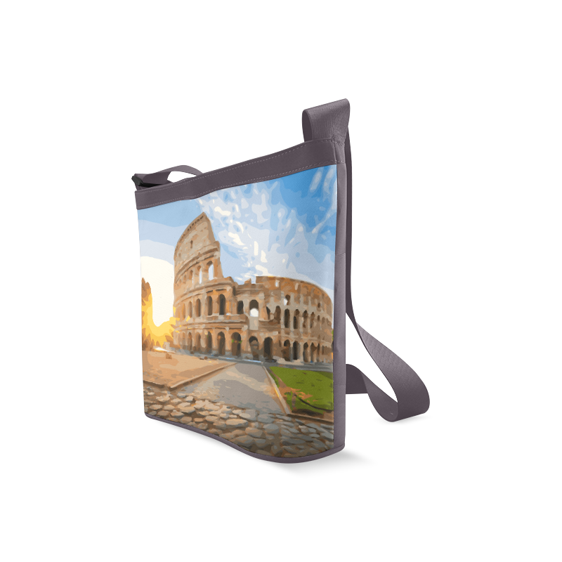 Rome Coliseum At Sunset Crossbody Bags (Model 1613)