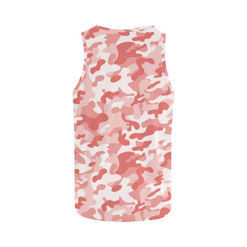 Red Pastel Camo All Over Print Tank Top for Men (Model T43)