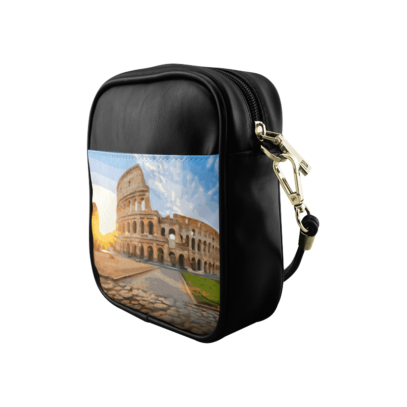 Rome Coliseum At Sunset Sling Bag (Model 1627)