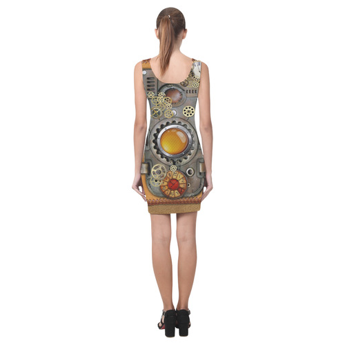 steampunk art Medea Vest Dress (Model D06)