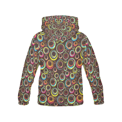 rubber bands All Over Print Hoodie for Women (USA Size) (Model H13)