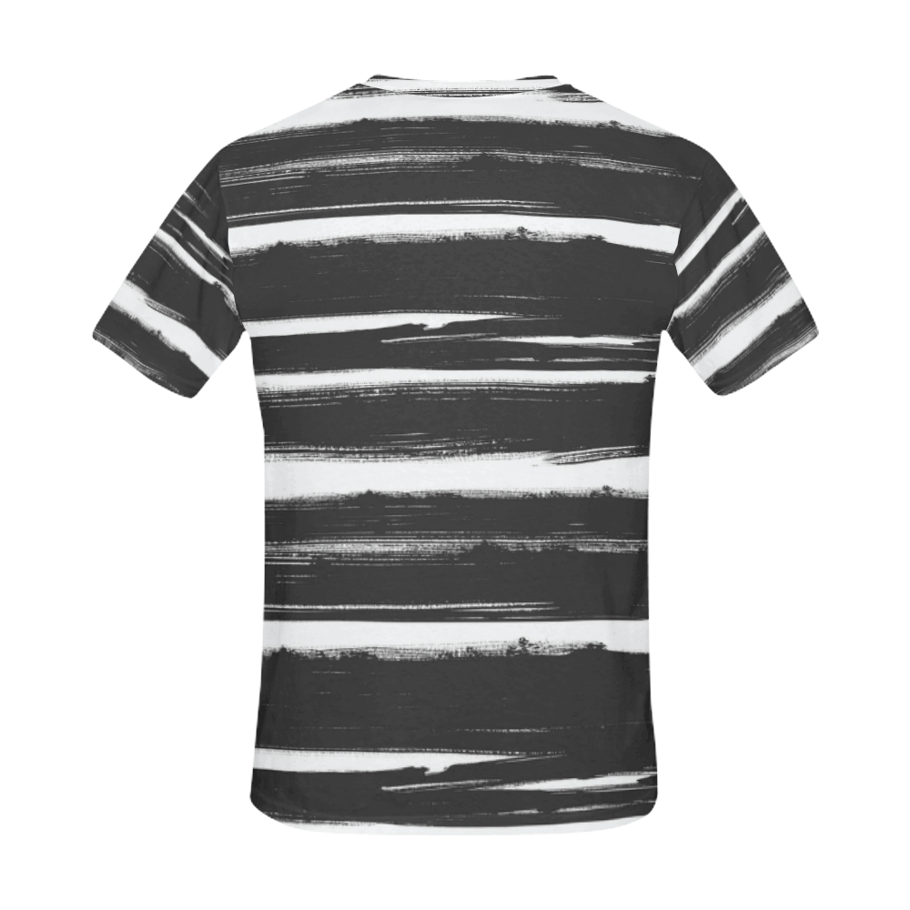 Painted All Over Print T-Shirt for Men (USA Size) (Model T40)