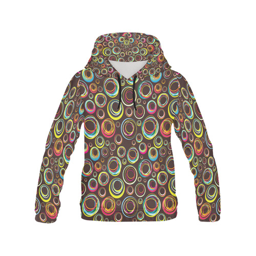rubber bands All Over Print Hoodie for Women (USA Size) (Model H13)
