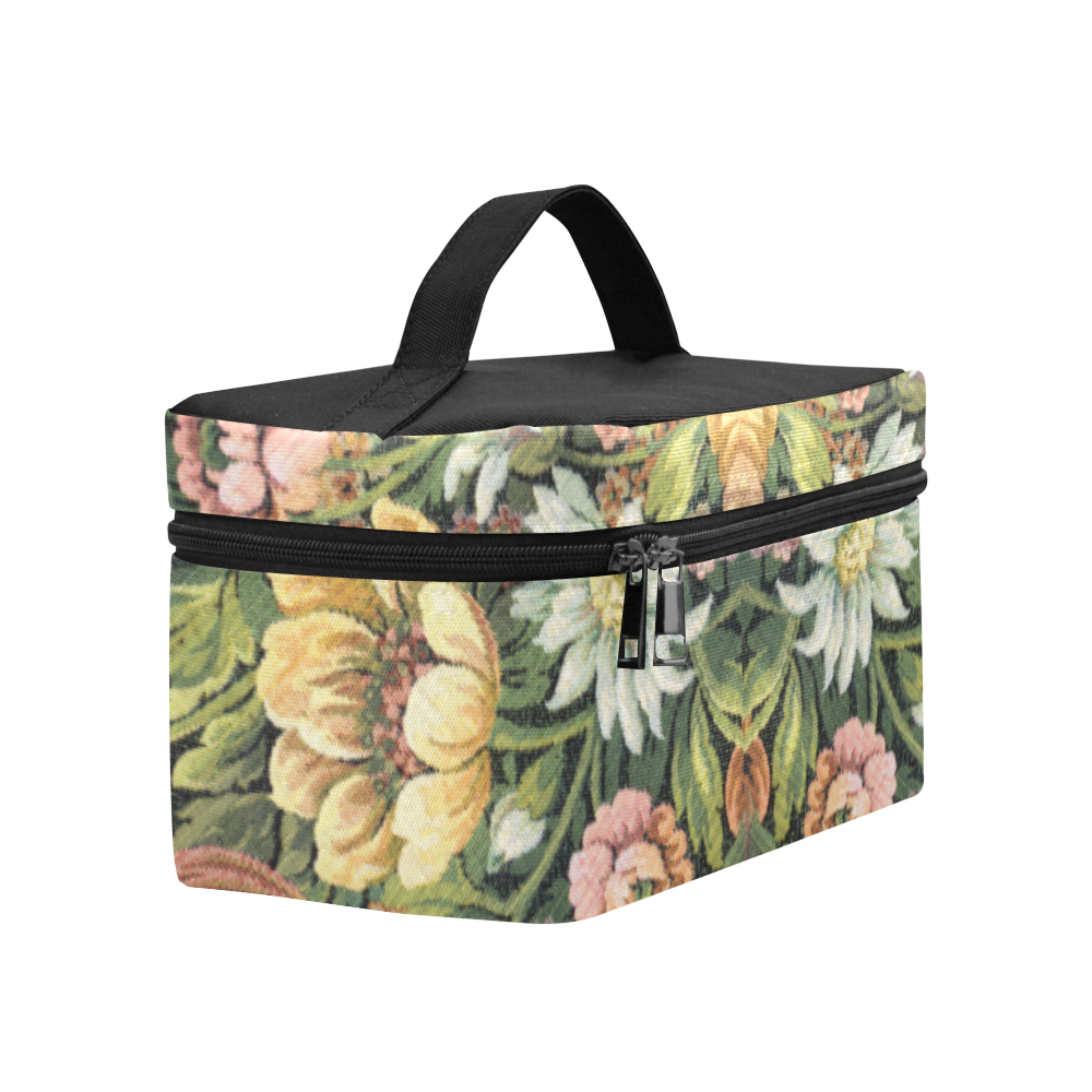 grandma's floral couch pattern Cosmetic Bag/Large (Model 1658)