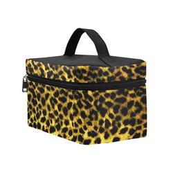 LEOPARD Wallpaper Print Cosmetic Bag/Large (Model 1658)