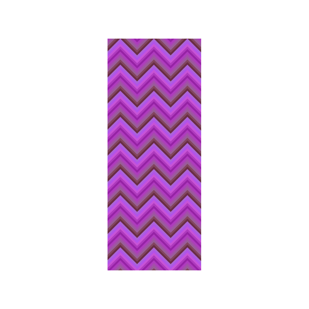 Purples Zigzag Quarter Socks