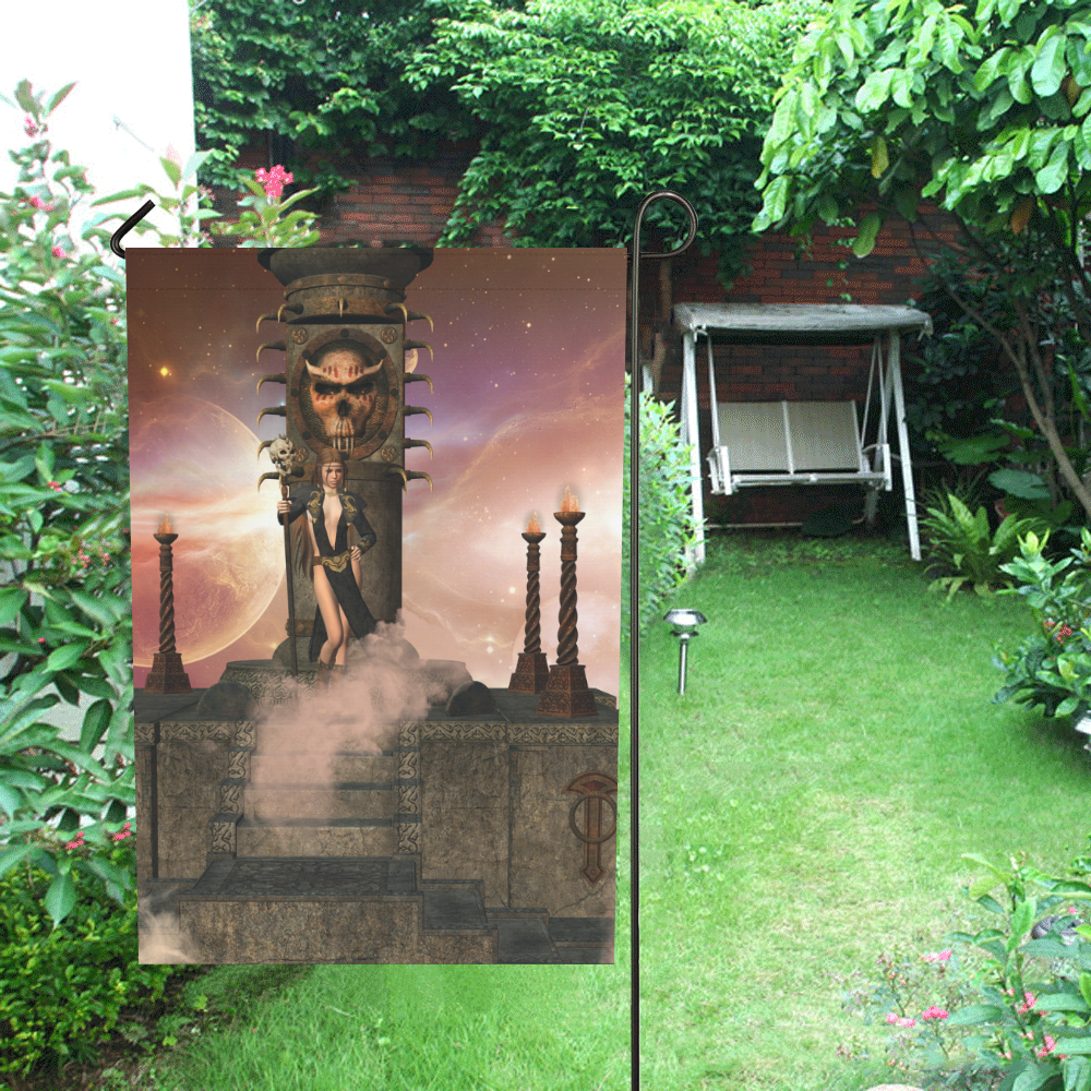 On the dark side Garden Flag 28''x40'' （Without Flagpole）