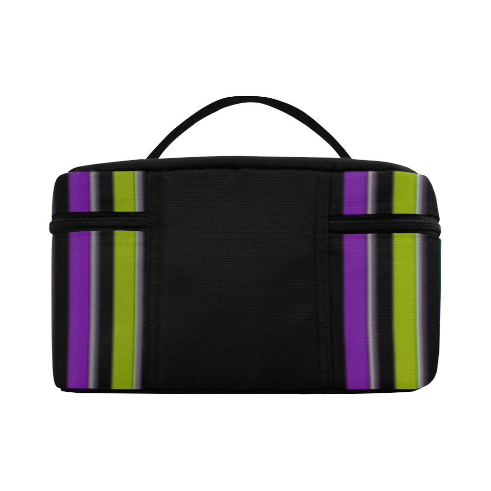 retro stripe 1 Cosmetic Bag/Large (Model 1658)