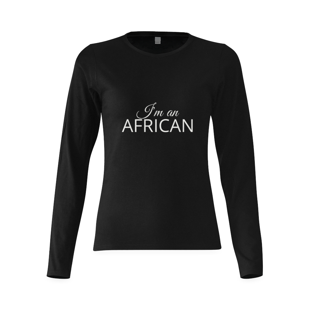 I'm an African Sunny Women's T-shirt (long-sleeve) (Model T07)
