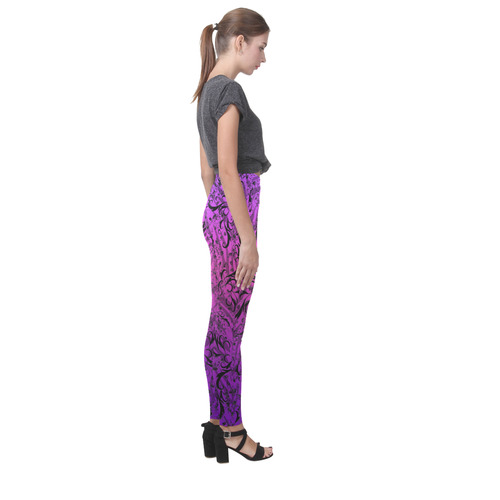 HOT Wild Zebra Colorful Print Juleez Cassandra Women's Leggings (Model L01)