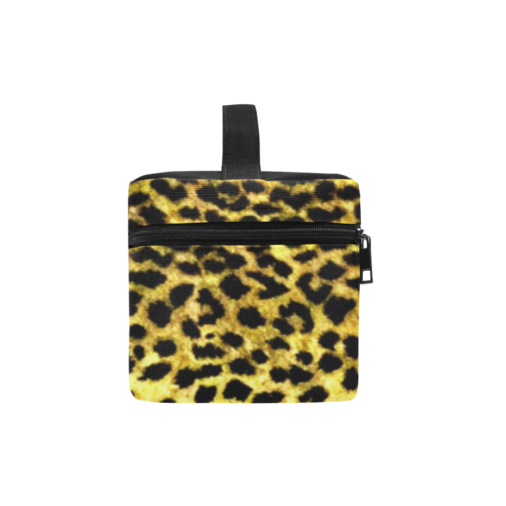 LEOPARD Wallpaper Print Cosmetic Bag/Large (Model 1658)