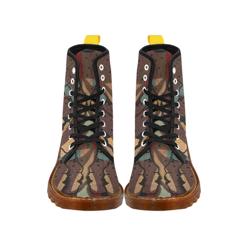African tapestry D Martin Boots For Men Model 1203H