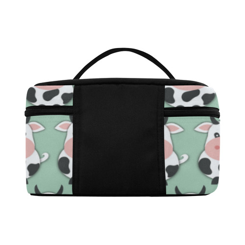 Cute Cow Pattern Cosmetic Bag/Large (Model 1658)