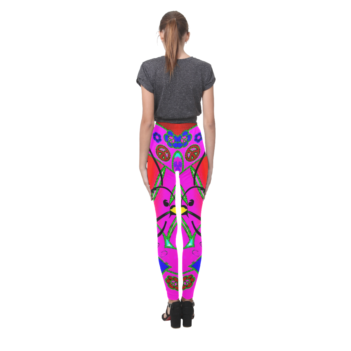 From the "With Love" Fashion Collection Cassandra Women's Leggings (Model L01)