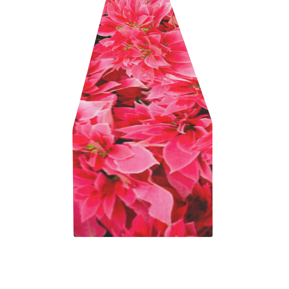 Poinsettias Table Runner 14x72 inch