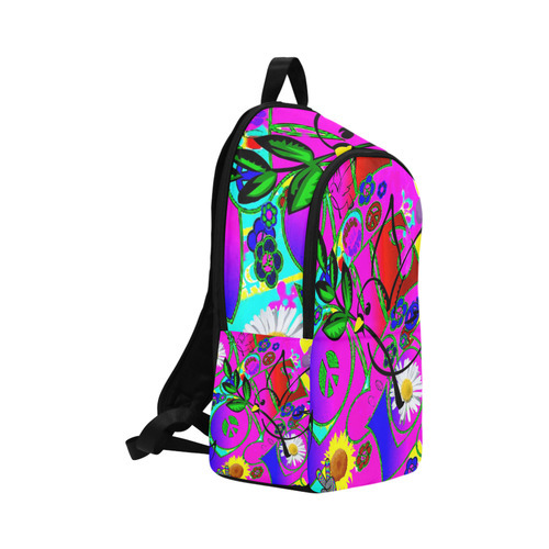 "With Love" Collection Fabric Backpack for Adult (Model 1659)