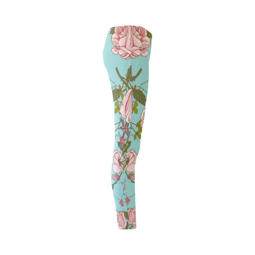 Floral Cassandra Women's Leggings (Model L01)