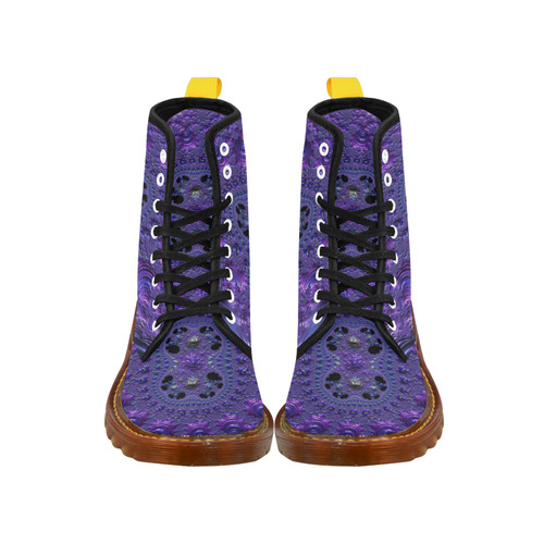Underwater Buried Treasure Fractal Abstract Martin Boots For Men Model 1203H