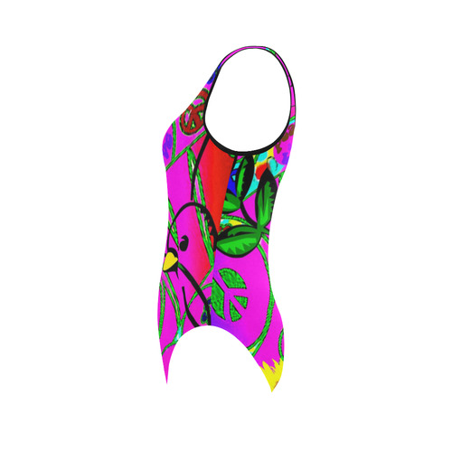 From the "With Love" Fashion Collection Vest One Piece Swimsuit (Model S04)