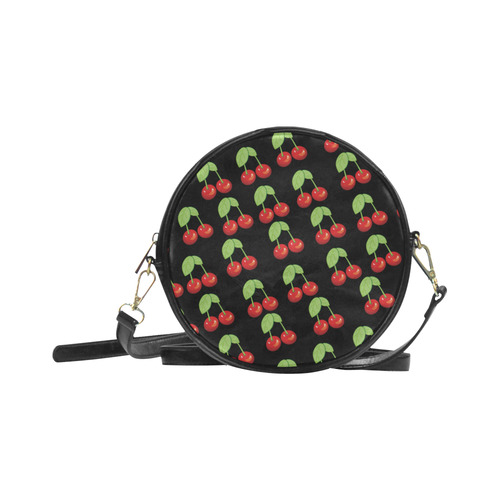 Cherries galore Round Sling Bag (Model 1647)