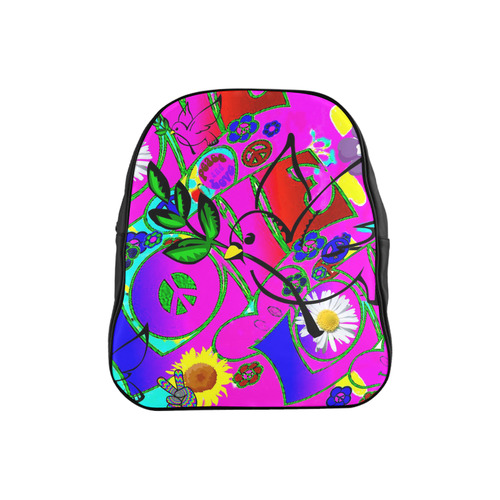 "With Love" Collection School Backpack (Model 1601)(Small)
