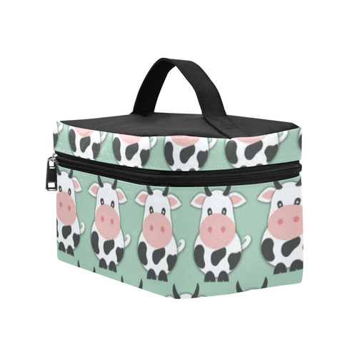 Cute Cow Pattern Cosmetic Bag/Large (Model 1658)