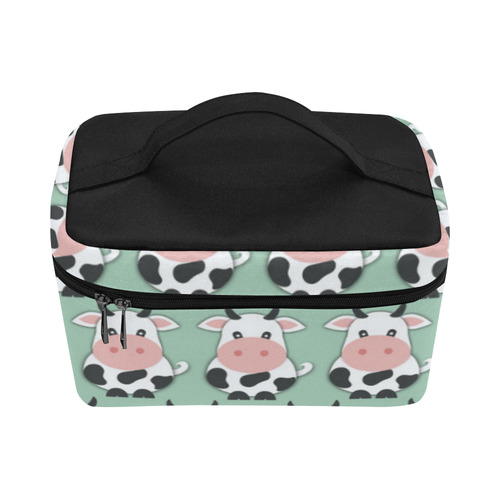 Cute Cow Pattern Cosmetic Bag/Large (Model 1658)