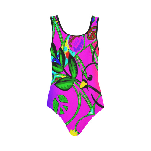 From the "With Love" Fashion Collection Vest One Piece Swimsuit (Model S04)