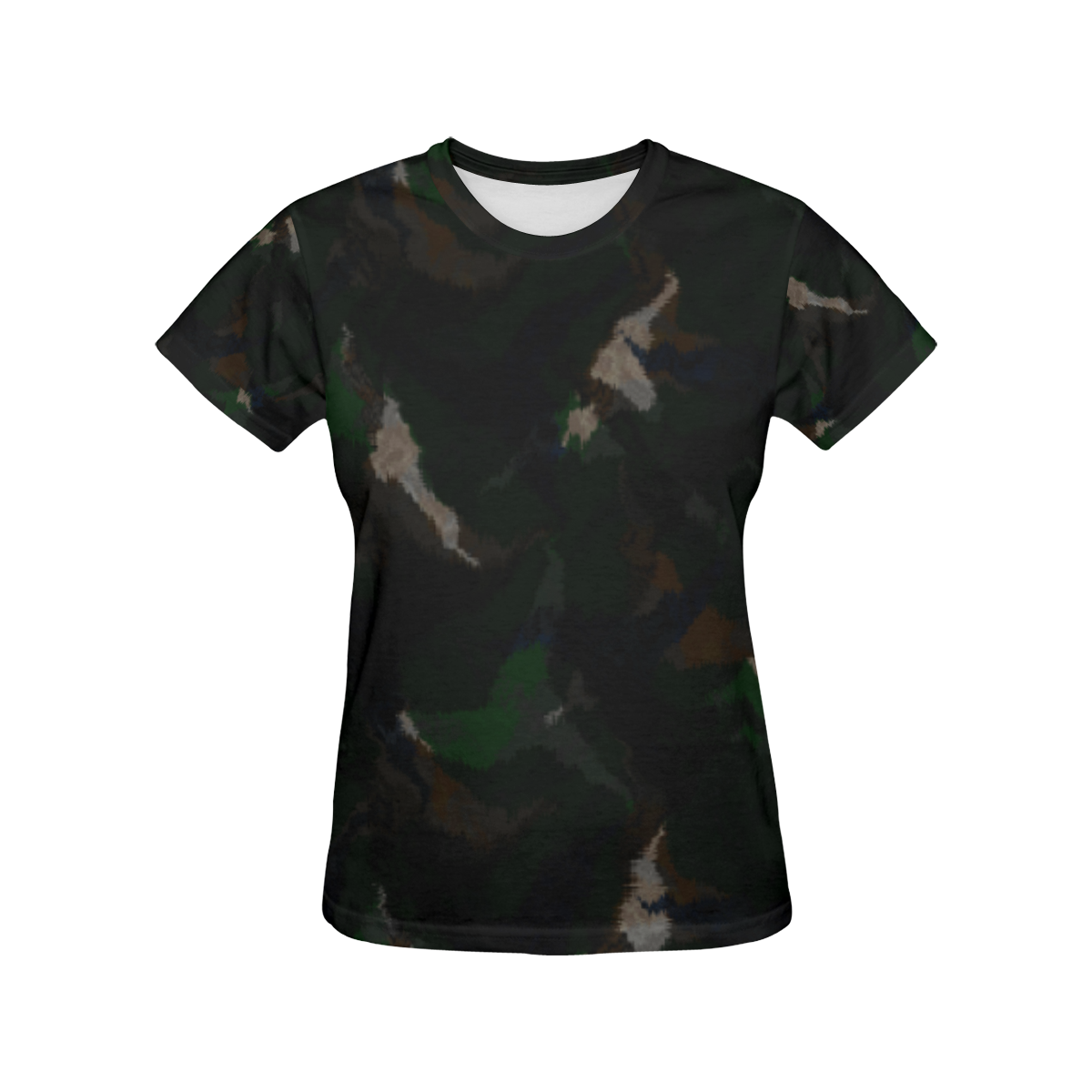 Army All Over Print T-Shirt for Women (USA Size) (Model T40)