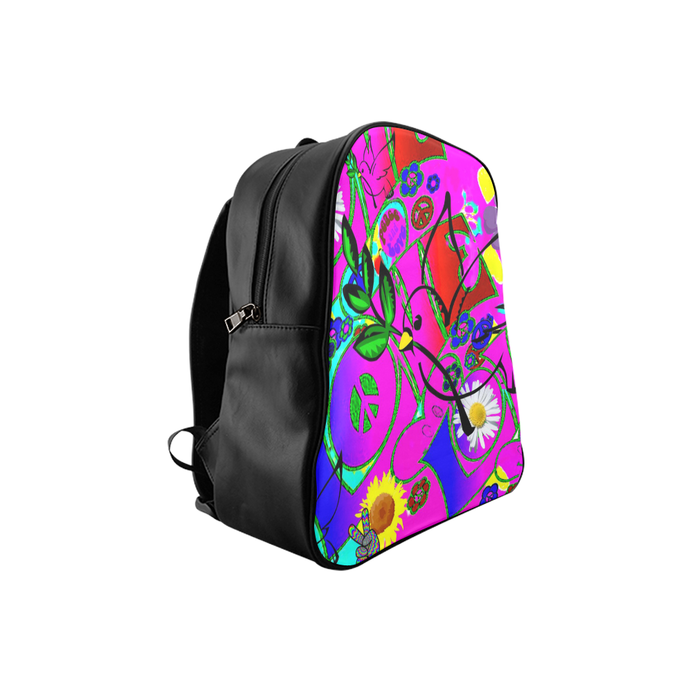 "With Love" Collection School Backpack (Model 1601)(Small)