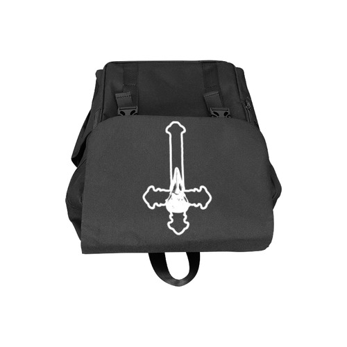 Raven Cross Goth Print Casual Shoulders Backpack (Model 1623)