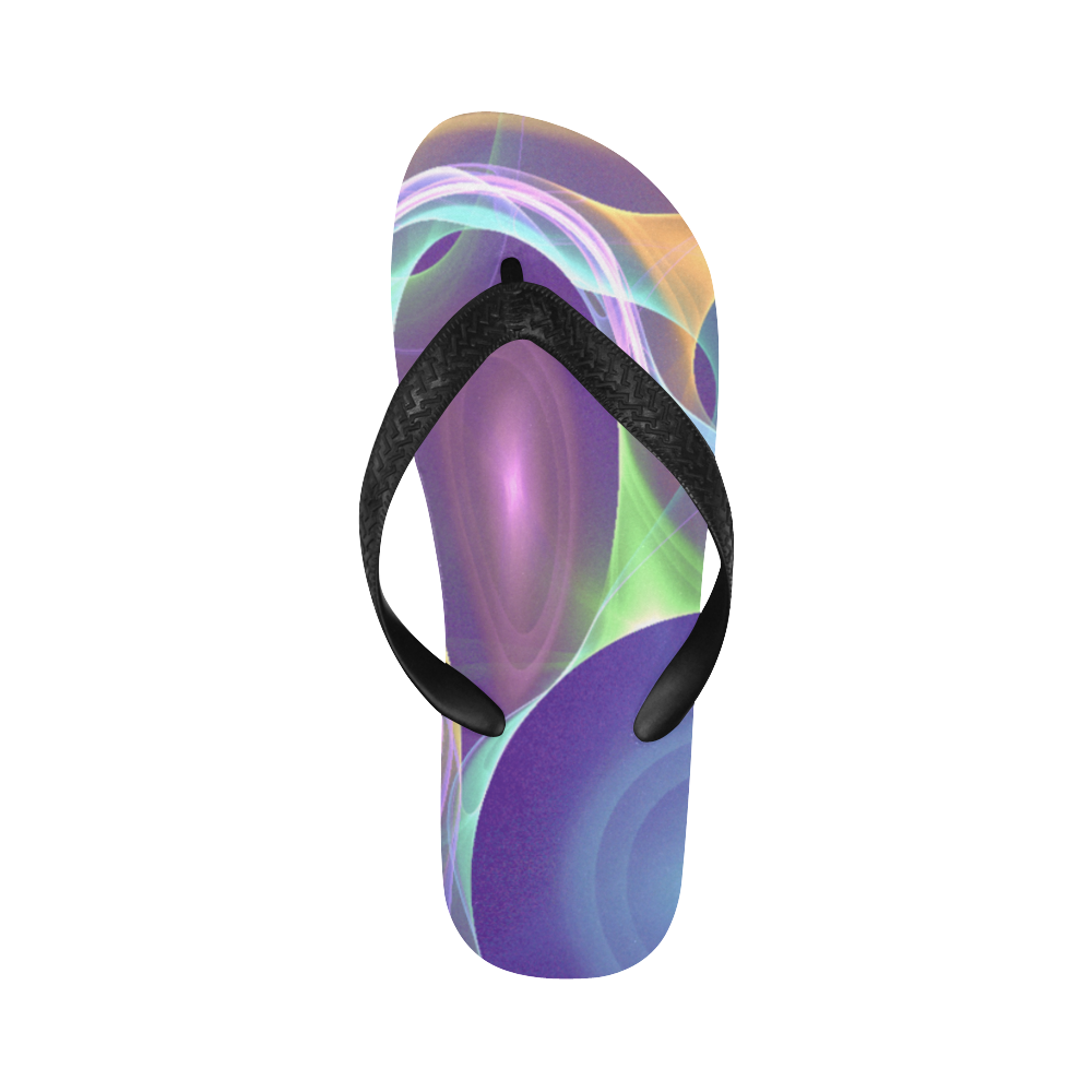 Colorful Confusion Flip Flops for Men/Women (Model 040)
