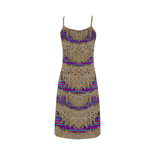 Pearl lace and smiles in peacock style Alcestis Slip Dress (Model D05)
