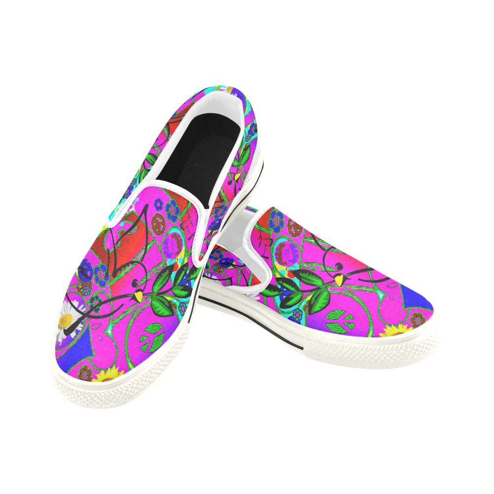 "With Love" Collection Slip-on Canvas Shoes for Kid (Model 019)