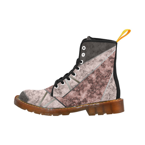 Pink and gray marble . Martin Boots For Women Model 1203H
