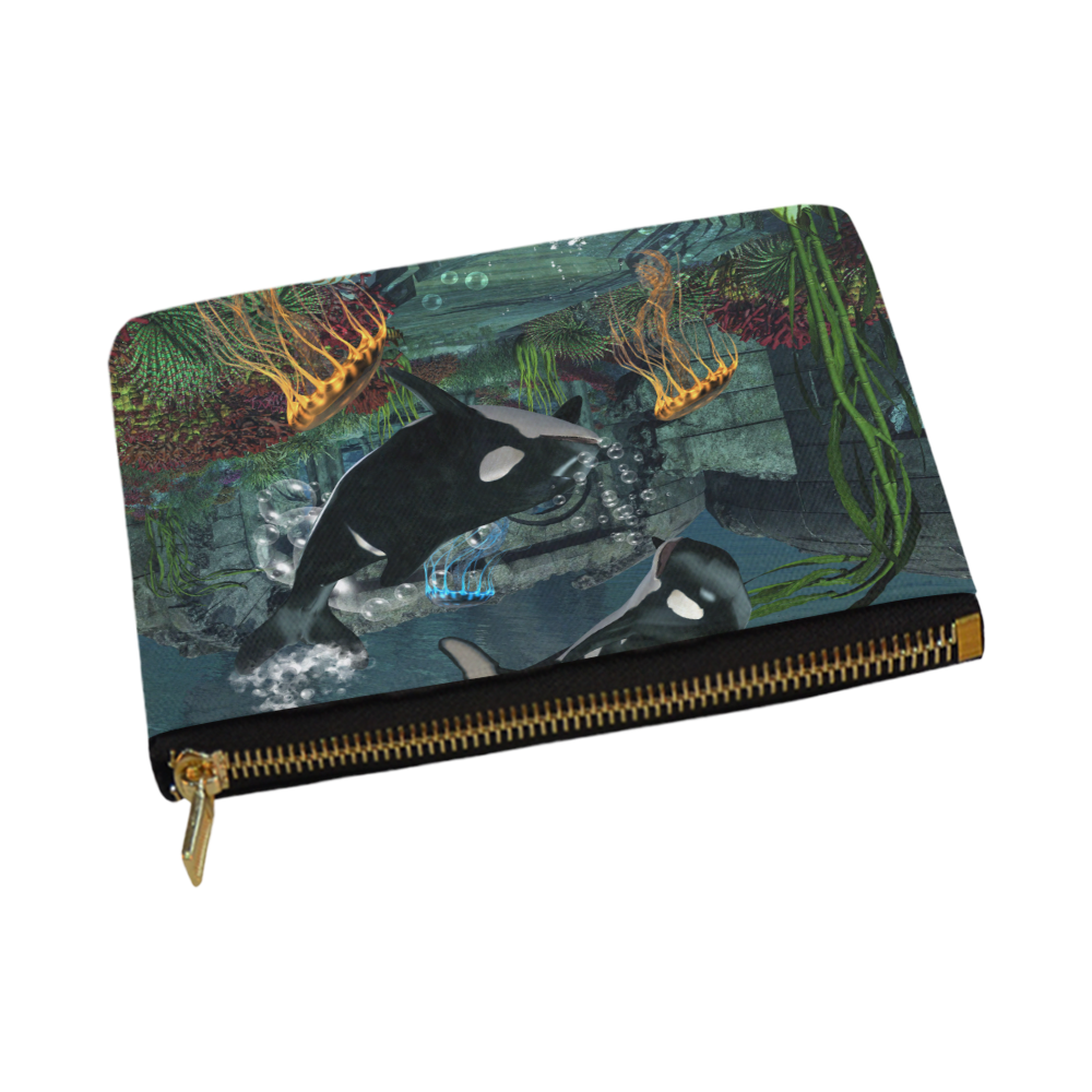 Amazing orcas Carry-All Pouch 12.5''x8.5''