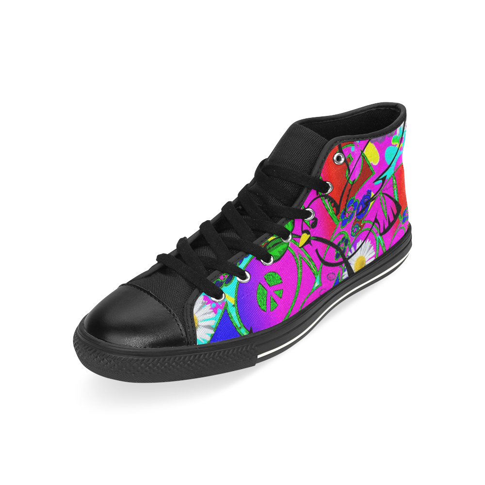 "With Love" Collection High Top Canvas Shoes for Kid (Model 017)