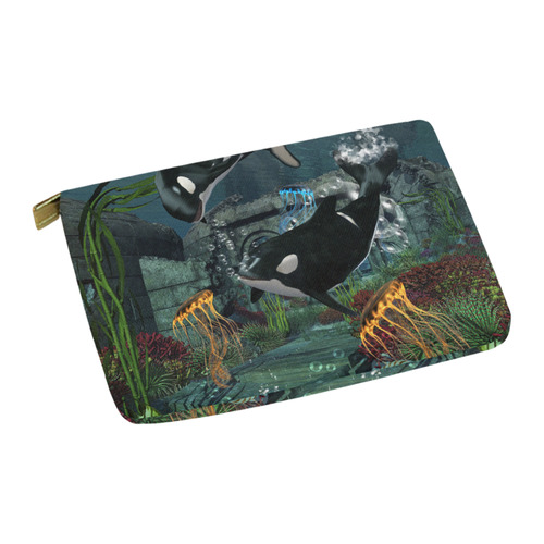 Amazing orcas Carry-All Pouch 12.5''x8.5''