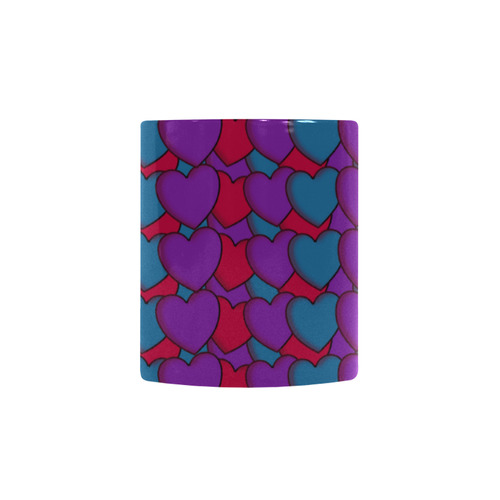 Love Hearts Custom Morphing Mug
