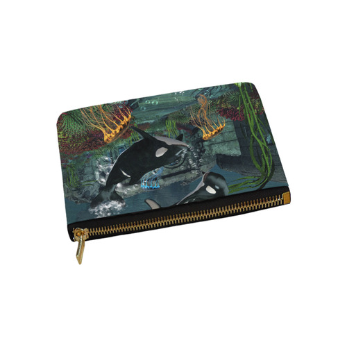 Amazing orcas Carry-All Pouch 9.5''x6''
