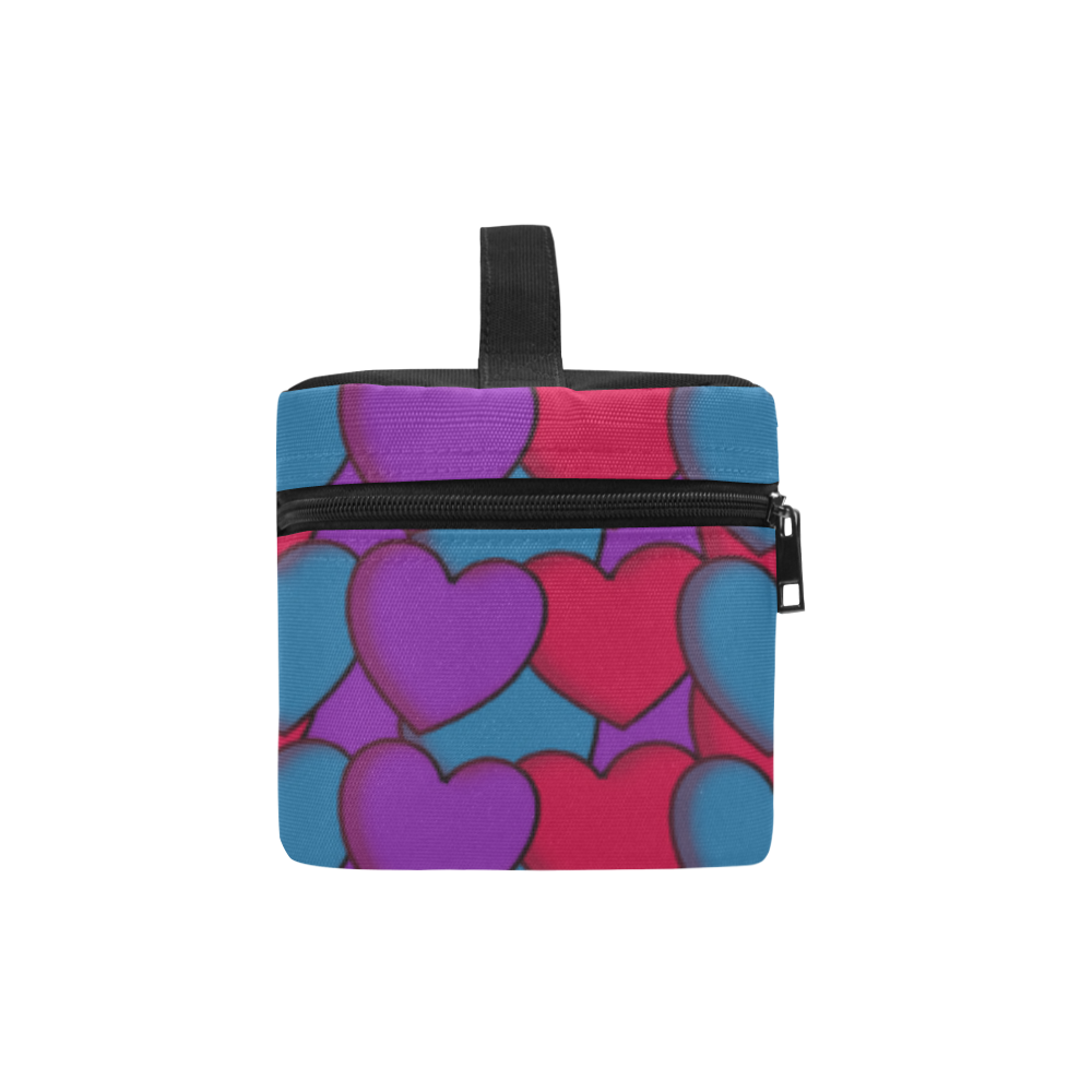 Love Hearts Cosmetic Bag/Large (Model 1658)